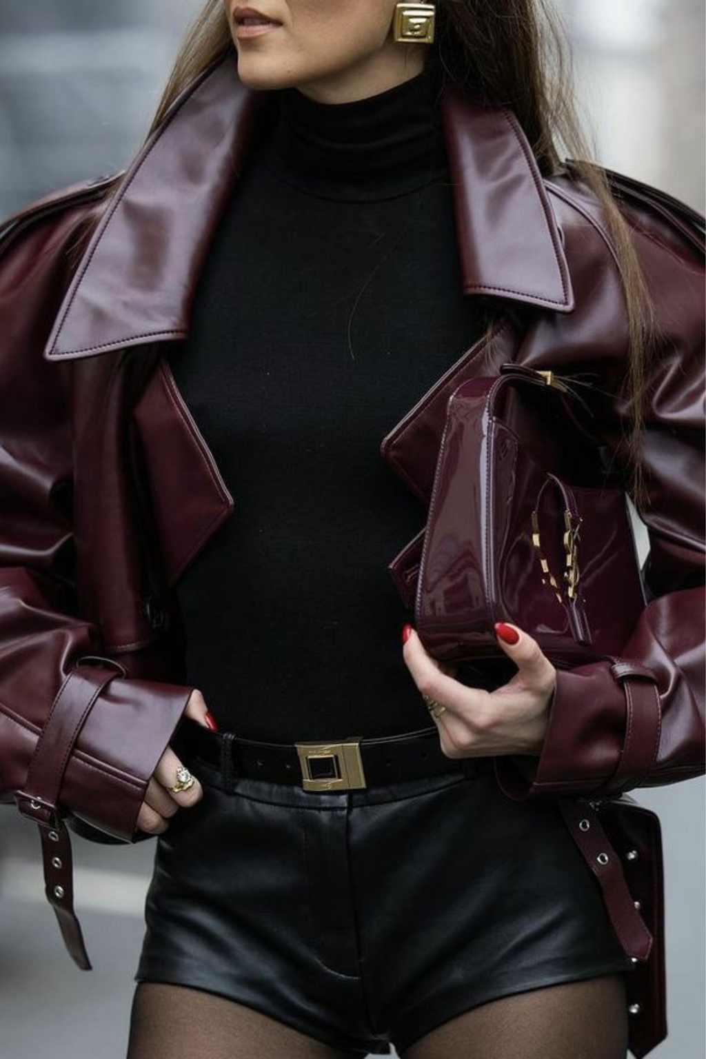 YUNG - KUNSTLEDERJACKE