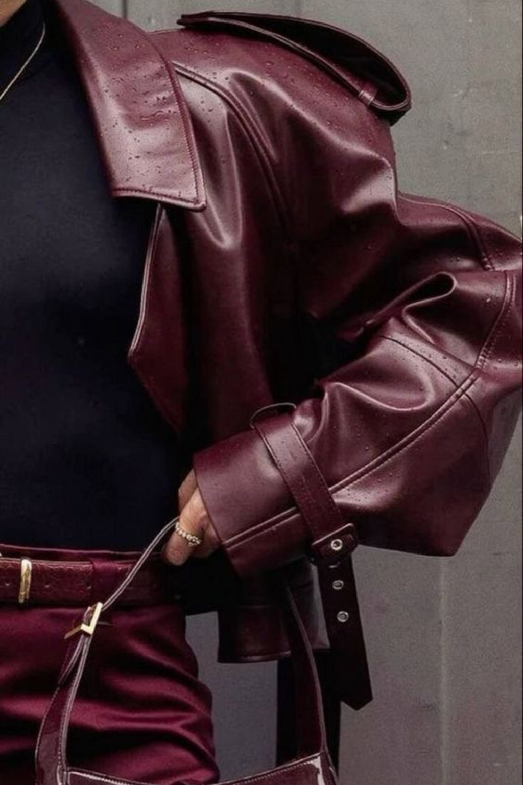 YUNG - KUNSTLEDERJACKE